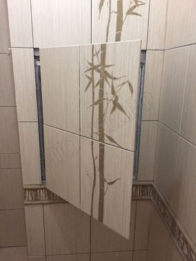 Люк под плитку Нажимной Секрет-Лайт 200*900 Люк под плитку Нажимной Секрет-Лайт 200*900