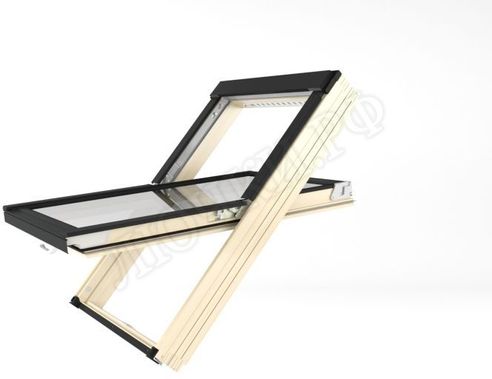 Мансардное окно Fakro FTS-V U4 Standart с двухкамерным стеклопакетом 660*980 Мансардное окно Fakro FTS-V U4 Standart с двухкамерным стеклопакетом 660*980