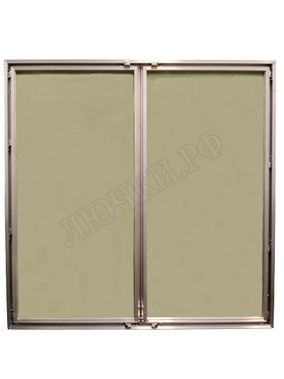 Люк под покраску Мега-Мастер Элит II 2 створки, средний профиль Люк под покраску Мега-Мастер Элит II 2 створки, средний профиль