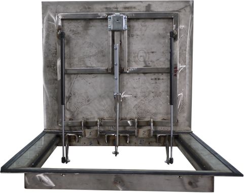 Уличный люк Дворник Уголок, нержавеющая сталь AISI 304 500*1200 Уличный люк Дворник Уголок, нержавеющая сталь AISI 304 500*1200