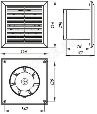 Вытяжной вентилятор Awenta Classic Series Вытяжной вентилятор Awenta Classic Series