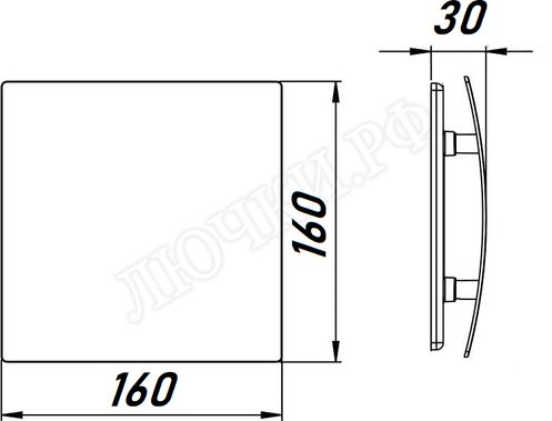 Вытяжной вентилятор Awenta System+, Turbo, 100, KWT100, PEDM100, Под покраску, пластик Вытяжной вентилятор Awenta System+, Turbo, 100, KWT100, PEDM100, Под покраску, пластик