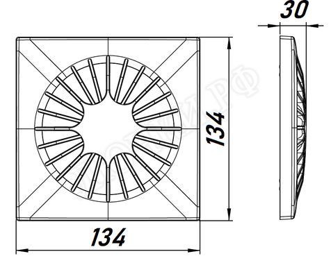 Вытяжной вентилятор Awenta System+, Turbo, 100, KWT100W, POBI100, Белый, пластик Вытяжной вентилятор Awenta System+, Turbo, 100, KWT100W, POBI100, Белый, пластик