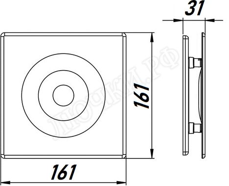 Вытяжной вентилятор Awenta System+, Turbo, 100, KWT100M, POB100, Белый, пластик Вытяжной вентилятор Awenta System+, Turbo, 100, KWT100M, POB100, Белый, пластик