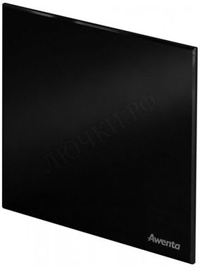 Вытяжной вентилятор Awenta System+, Turbo, 125 KWT125M, Trax, PTCB125P, Чёрный глянцевый, пластик Вытяжной вентилятор Awenta System+, Turbo, 125 KWT125M, Trax, PTCB125P, Чёрный глянцевый, пластик