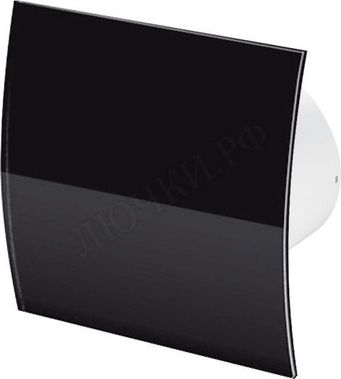 Вытяжной вентилятор Awenta System+, Turbo, 100 KWT100H, Escudo, PECB100P, Чёрный глянцевый, пластик Вытяжной вентилятор Awenta System+, Turbo, 100 KWT100H, Escudo, PECB100P, Чёрный глянцевый, пластик